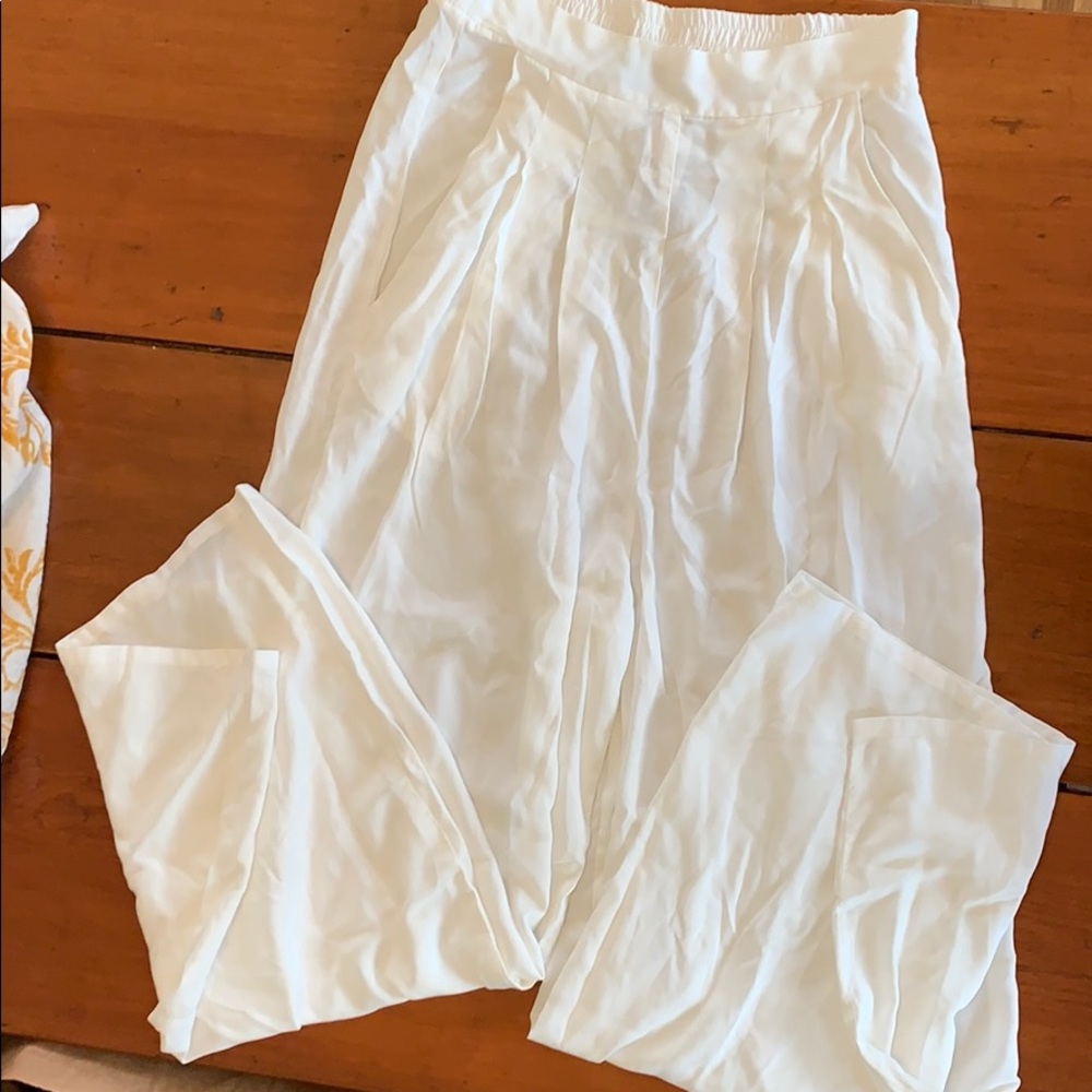 Brand New White High Waist Pants